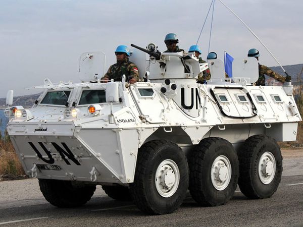 Patroli ADP Pasukan Konga di Libanon