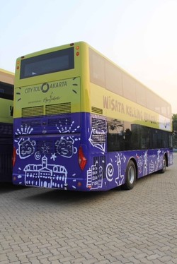Bus Tingkat Pariwisata Tiba Tanggal 9 di Jakarta