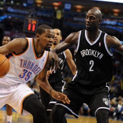 Bikin 48 Poin, Durant Pimpin Thunder Kalahkan Wolves