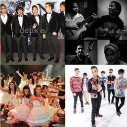 10 Grup Band, Grup Vokal dan Boyband Indonesia Ter-HOT