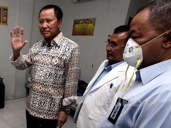 Menkum HAM Tinjau RS di LP Cipinang