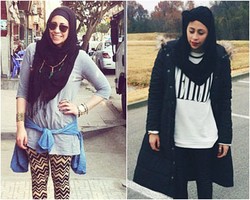 Hijab Style: Gaya Streetstyle Samanthaiman, Fashion Blogger Asal Palestina
