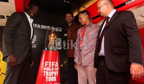 Trofi Piala Dunia Mendarat di Jakarta