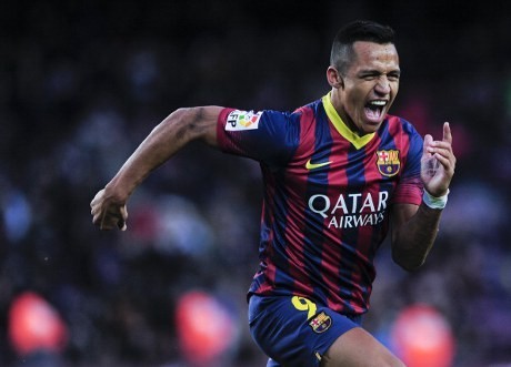Hat-trick Pertama Alexis untuk Barca