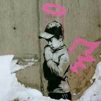 Mural Banksy Kembali Dirusak