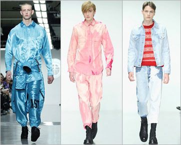 Mens Fashion Week: Para Model Pria Pakai Crop Top dan Kimono