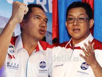 Aksi Gita Wirjawan & Ali Masykur di Meet the Press PD