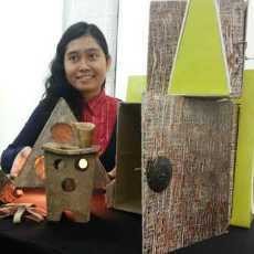 Gadis Bali Ini Ubah Serat Tapis Jadi Aksesori Etnik