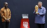 Presiden SBY Sambut Trofi Piala Dunia