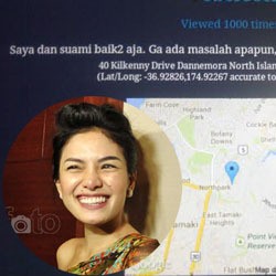 Lewat Twitter, Nikita Mirzani Buktikan Tengah Berada di Selandia Baru