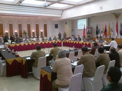 KPU Bahas Persiapan Pemilu Bareng TNI, Polri dan Kementerian