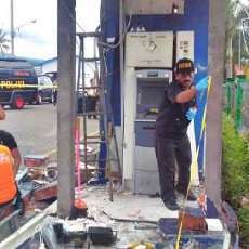 Terjadi Ledakan, ATM Mandiri di Karangploso Malang Hancur