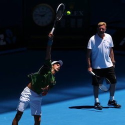Ujian Perdana Duet Boris Becker-Djokovic 