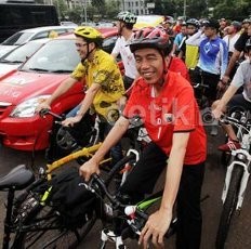 Survei Median: Warga Jakarta Puas Terhadap Kinerja Jokowi