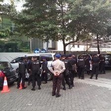 560 Polisi Berjaga di KPK Sambut Pemeriksaan Anas Urbaningrum