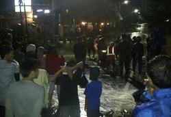 Banjir di TB Simatupang Belum Surut, Polisi Tutup Akses