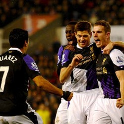 Hujan Gol di Britannia, Liverpool Taklukkan Stoke 5-3