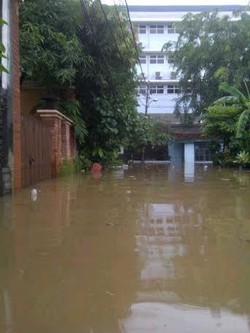 Banjir Setinggi Dada Orang Dewasa Rendam Komplek Elite Pulo Raya