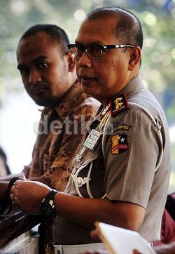 Kakorlantas Polri Tinjau Keadaan Lalu Lintas di Sekitar Kampung Pulo