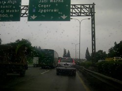 Keluar Tol Cikampek Masuk Tol JORR Arah Serpong Merayap