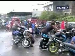 Banjir, Jakarta Utara Macet Parah