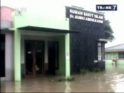 Kebanjiran, Pasien RS Dievakuasi