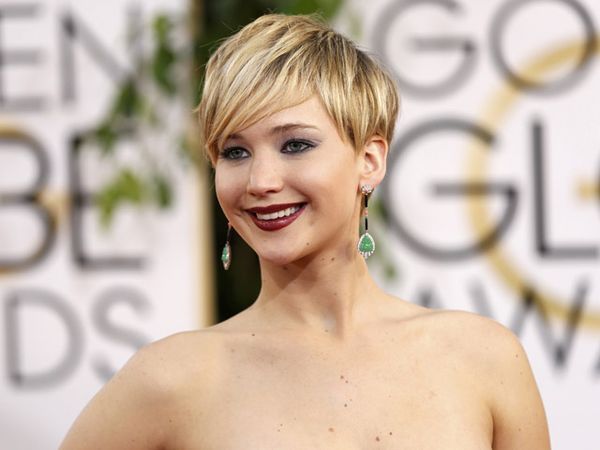 Pesona Jennifer Lawrence di Golden Globe 2014