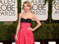 Cantiknya Taylor Swift di Golden Globe 2014