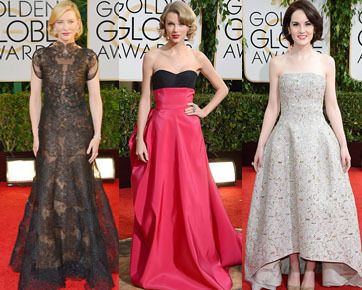 Seleb Berbusana Terbaik di Karpet Merah Golden Globes Awards 2014