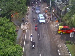  Jalan TB Simatupang Arah Pasar Rebo Sudah Dapat Dilalui