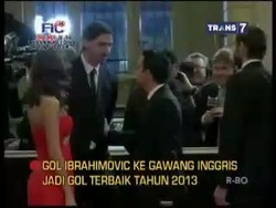 Gol Ibra ke Gawang Inggris Jadi Gol Terbaik 2013