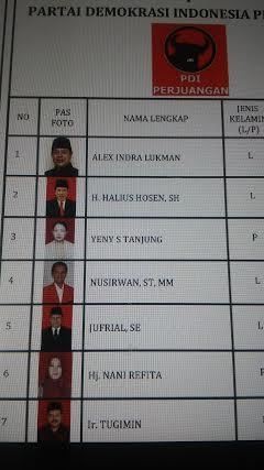 Halius Hosen Sumbang Dana Kampanye Rp 91,6 Juta ke PDIP