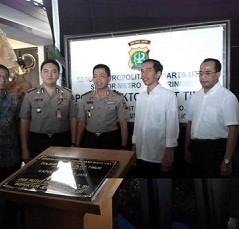  Disambut Polisi Cilik, Jokowi Resmikan Polsub Sektor Pluit Timur