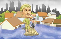  Saling Lempar Tanggung Jawab di Banjir Jakarta 