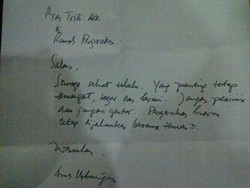 Dari Bui KPK, Diam-diam Anas Kirim Surat Sayang Buat Loyalisnya