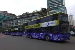 Asyik! Gratis Naik Bus Tingkat Wisata Jakarta