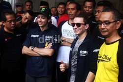 Canda Jokowi: Warga Teriak Lorenzo dan Rossi, Lupa Sama Saya