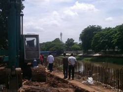 Perbaikan Tanggul Latuharhary Rampung Akhir Bulan Ini