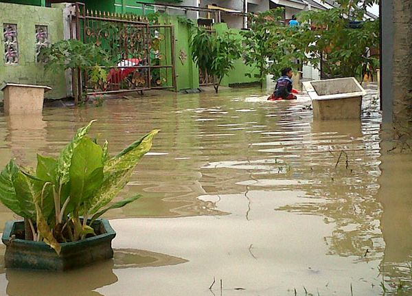 Darmawangsa Residence Tambun Terendam Banjir