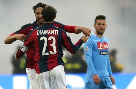 Napoli Berimbang 2-2 dengan Bologna