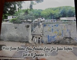 Ini Penampakan Tanggul Dibolongi Warga yang Buat Ahok Marah