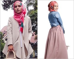 Hijab Style: Gaya Hijab Simple si Cantik Zahratul Jannah