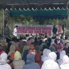 Korban Lumpur Lapindo di Perumahan KNV Gelar Istighosah Tuntut Sertifikat