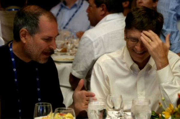 Mengintip Kemesraan Bill Gates & Steve Jobs