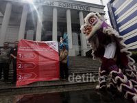 Aksi Barongsai di MK