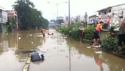 Bidaracina Banjir, Jalan Otista Tenggelam