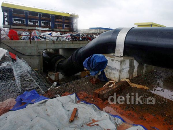 Pembangunan Rumah Pompa Muara Baru Dikebut