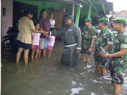 Asrama TNI Kebanjiran, Penghuni: 25 Tahun di Sini Ini Paling Parah