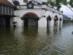Stasiun Tawang Semarang Tergenang Bak Sungai, Seperti Ini Wujudnya
