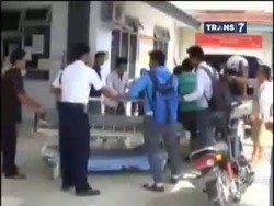 Pelajar Dibacok hingga Luka Parah